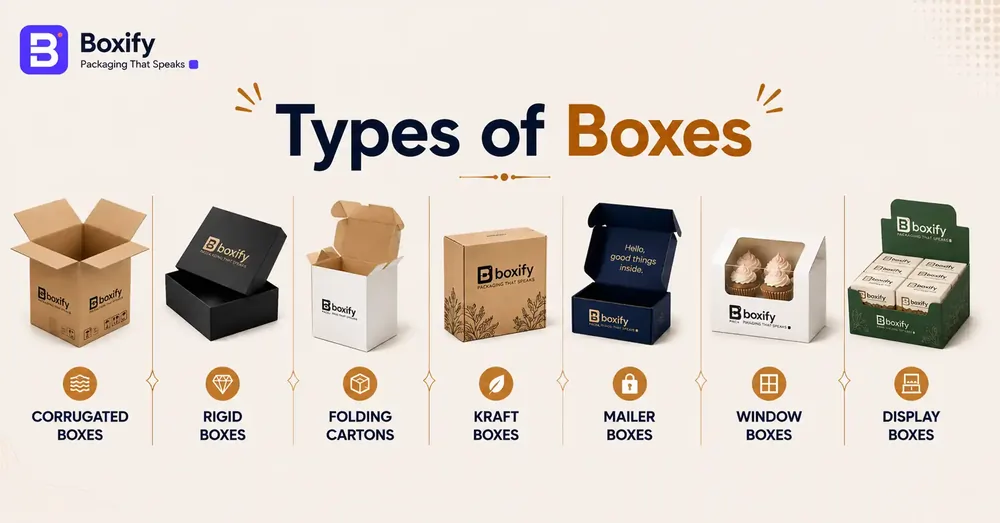 types of boxes