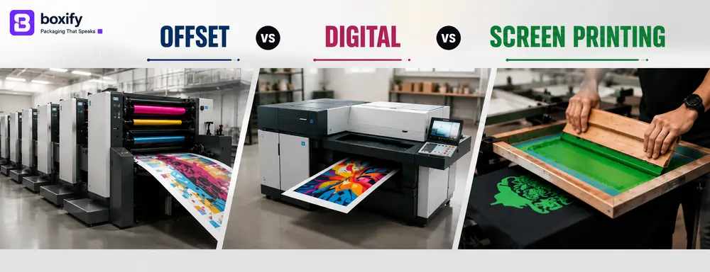 digital vs offset vs screen printing