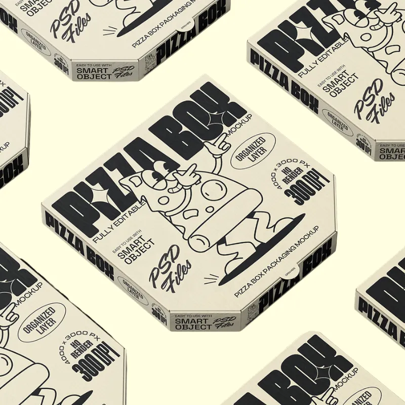 Unique Shaped Pizza Boxes