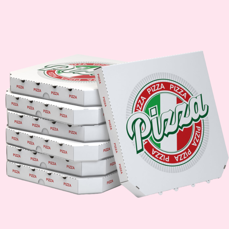 White Pizza Boxes