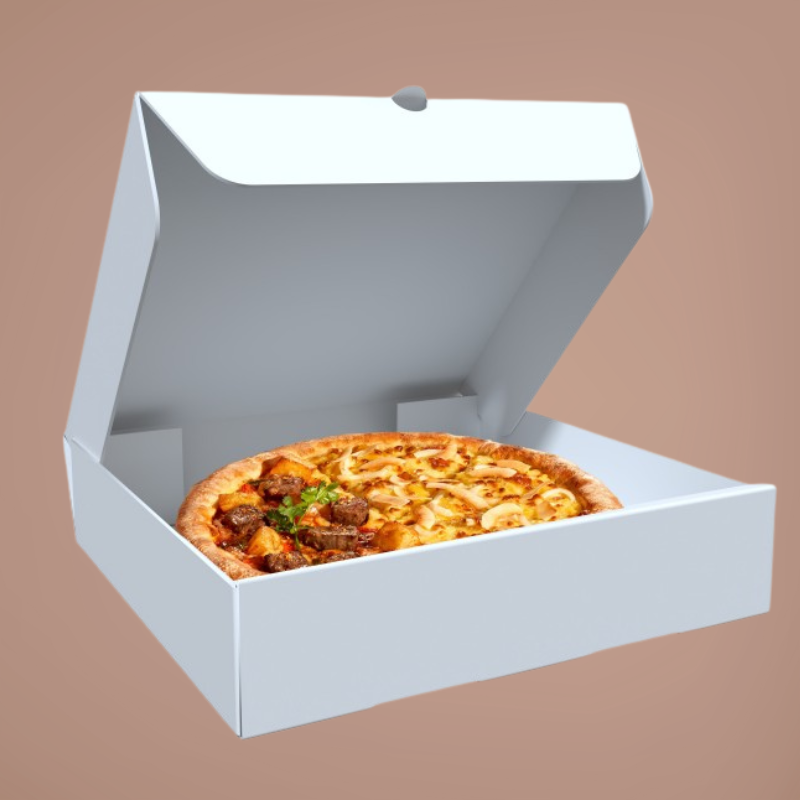 White Pizza Boxes