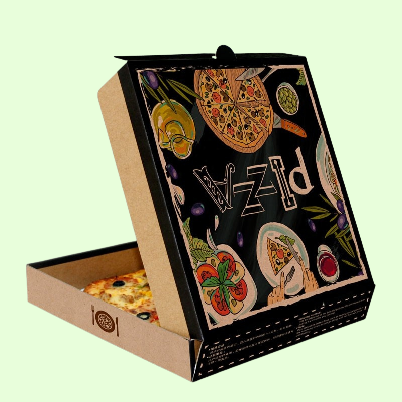 Brown Pizza Boxes