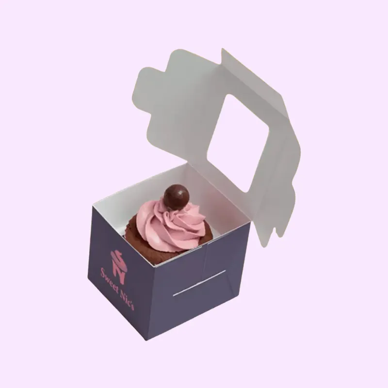 Custom Branded Cup Cake Boxes