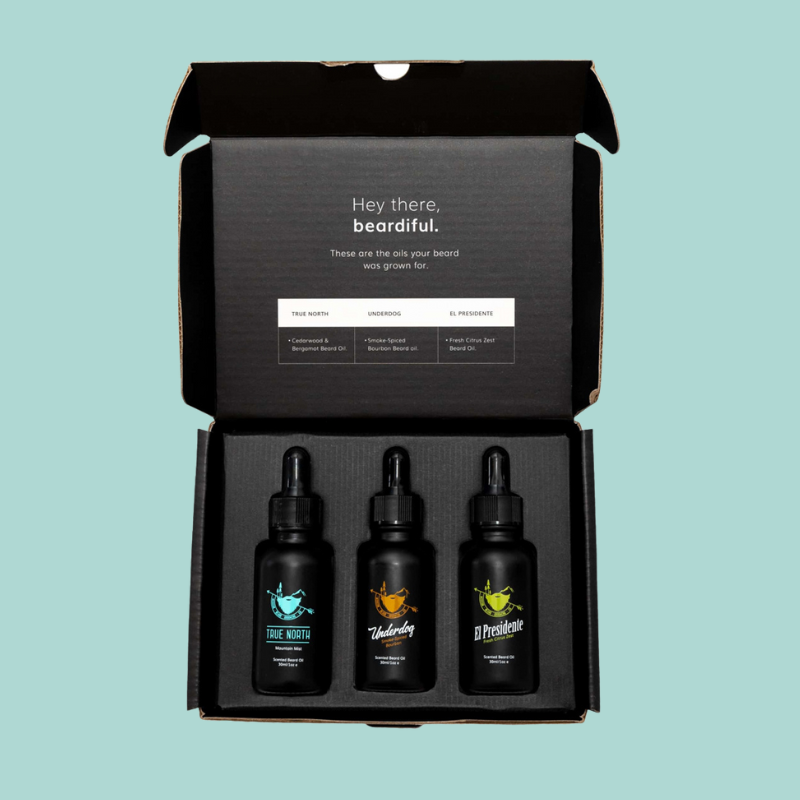 Beard Oil Boxes