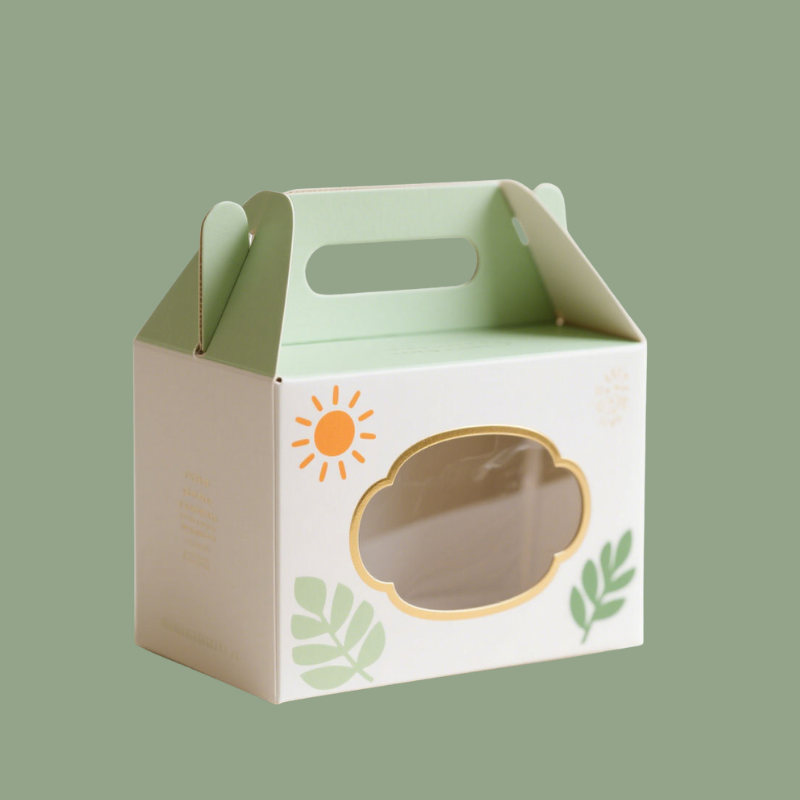 Custom Green Gable Boxes