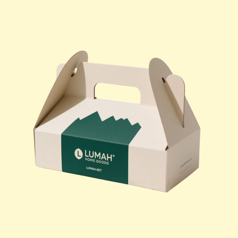 Custom Green Gable Boxes