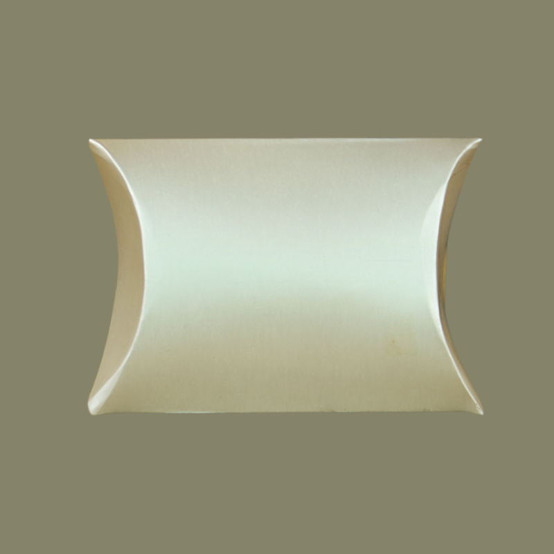 Custom Silver Pillow Boxes