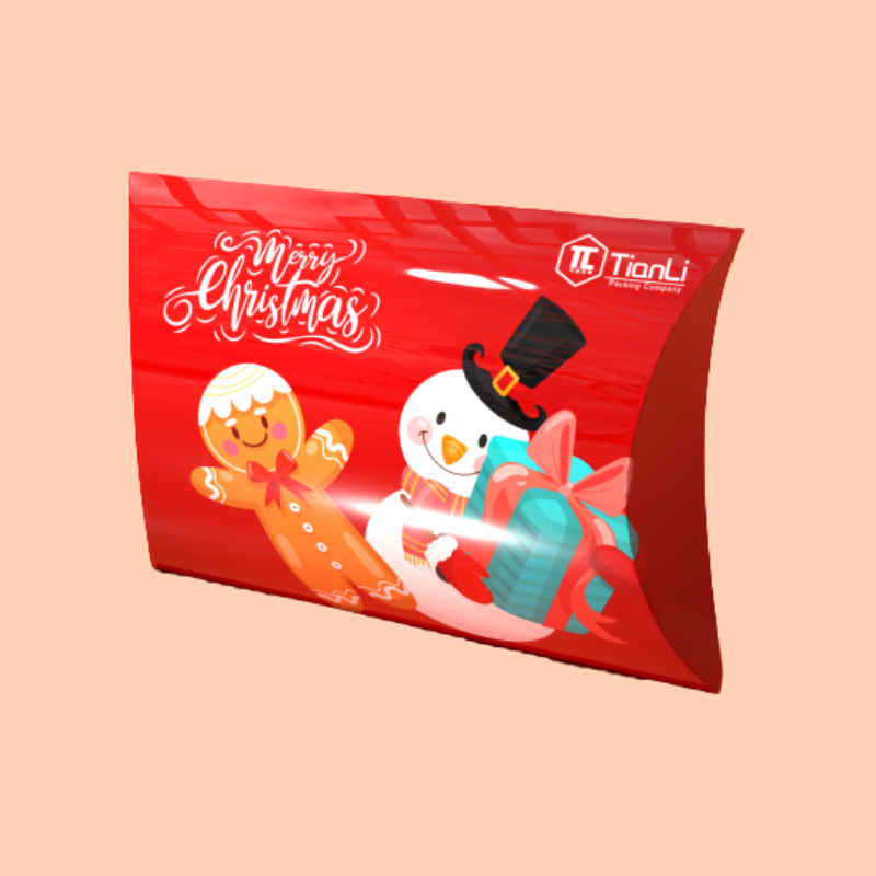 Custom Christmas Pillow Boxes