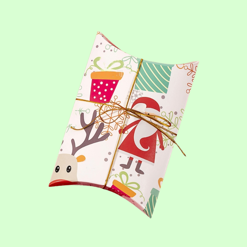 Custom Christmas Pillow Boxes