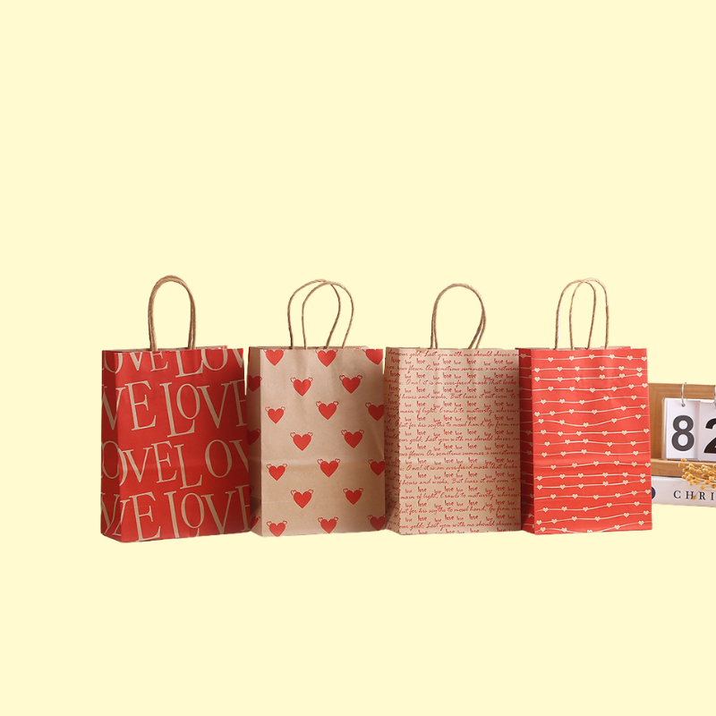 Heart Paper Bags
