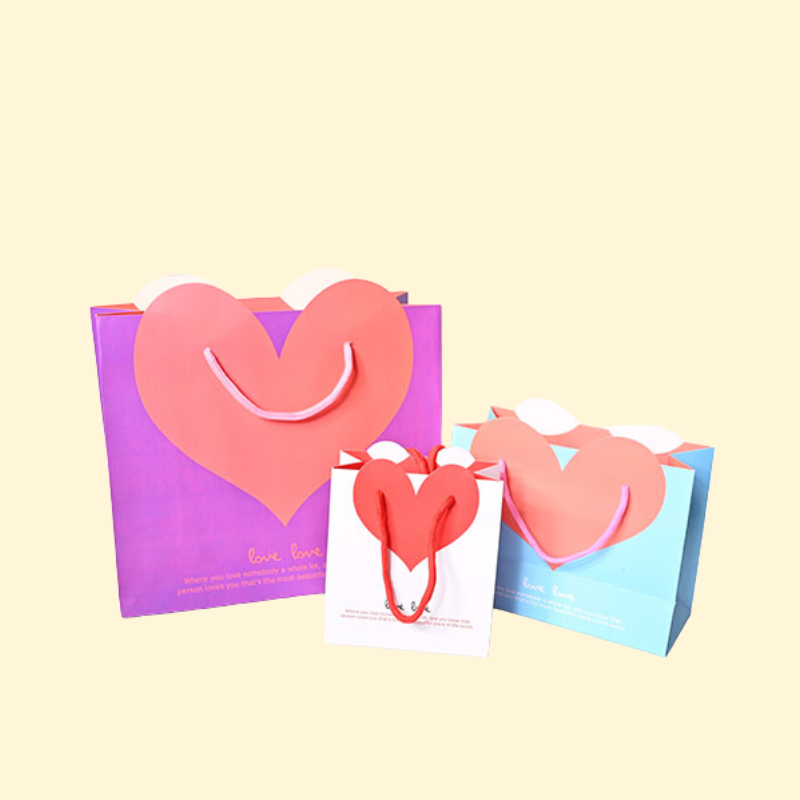 Heart Paper Bags
