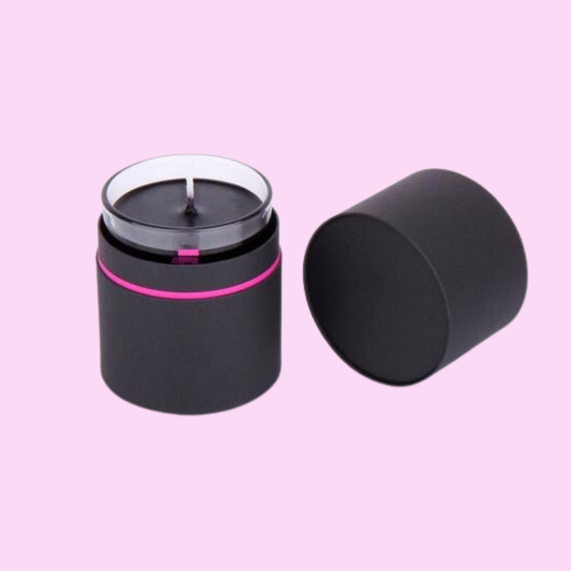 Black Paper Candle Tube