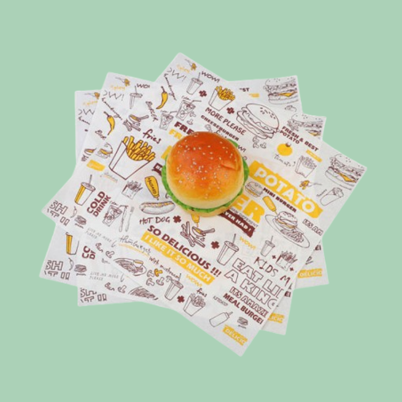 Custom Burger Paper