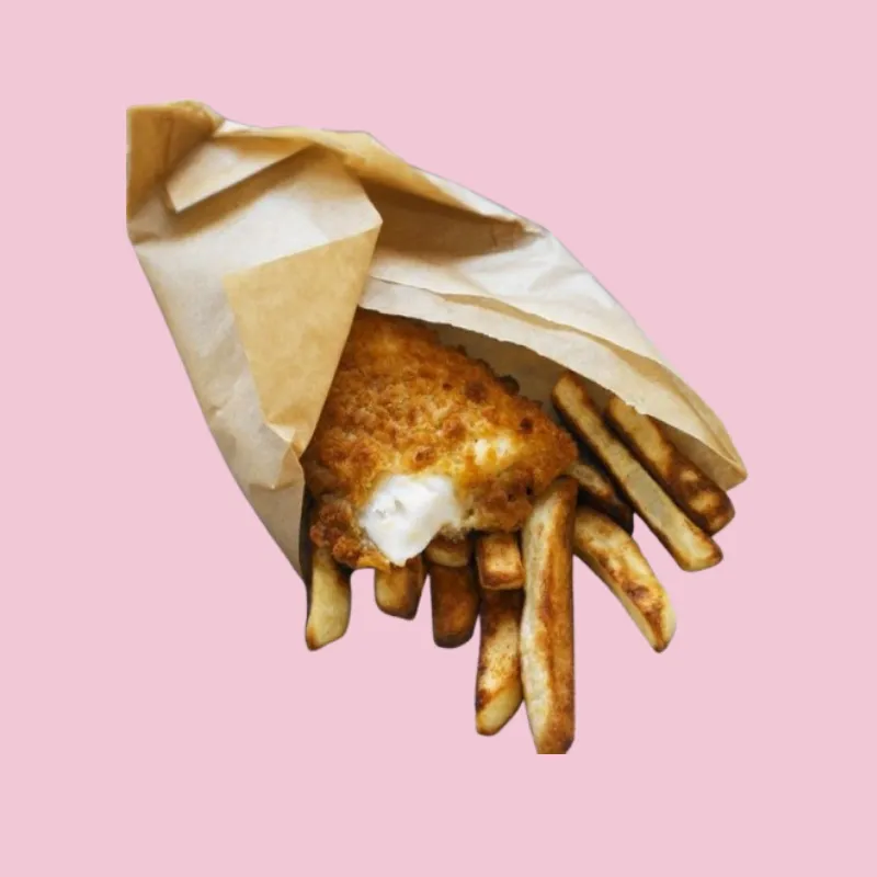 Custom Fish and Chip Paper