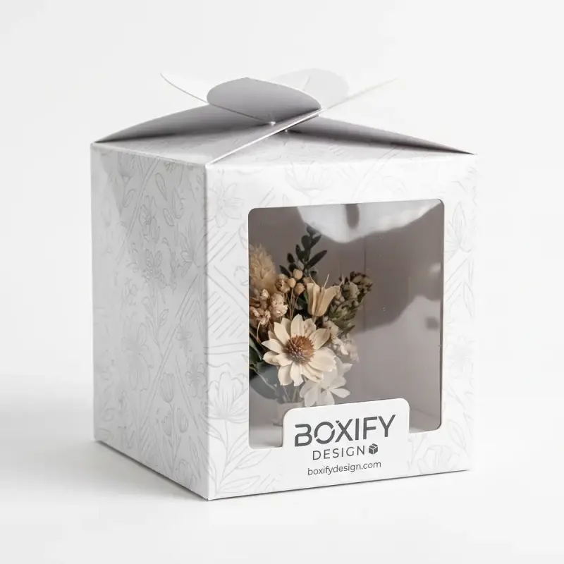 custom petal top boxes
