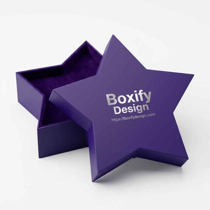 custom star shaped boxes