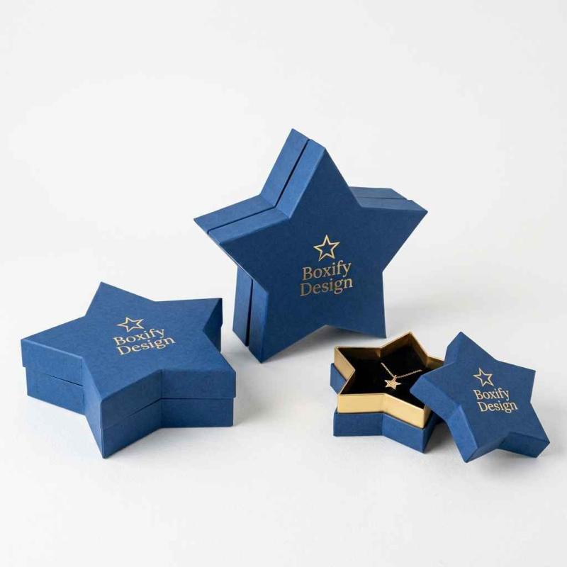custom star shaped boxes wholesale
