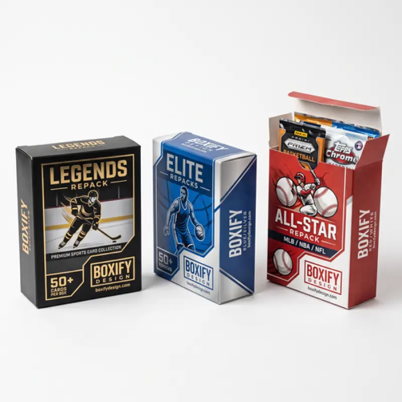 sports card repack boxes wholesale