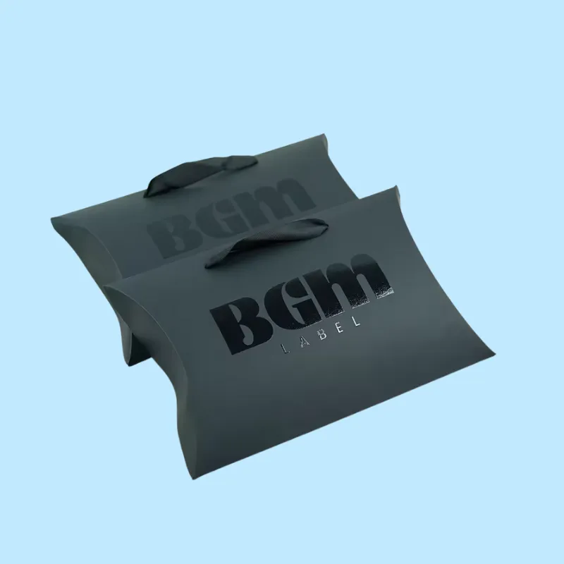 Black Pillow Boxes