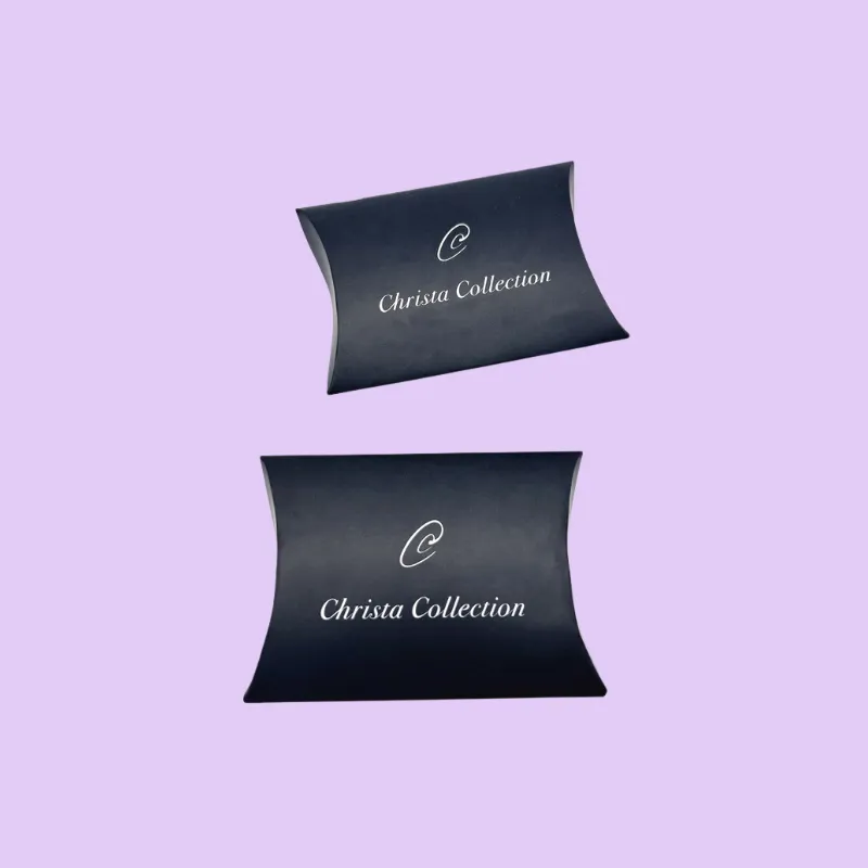 Black Pillow Boxes