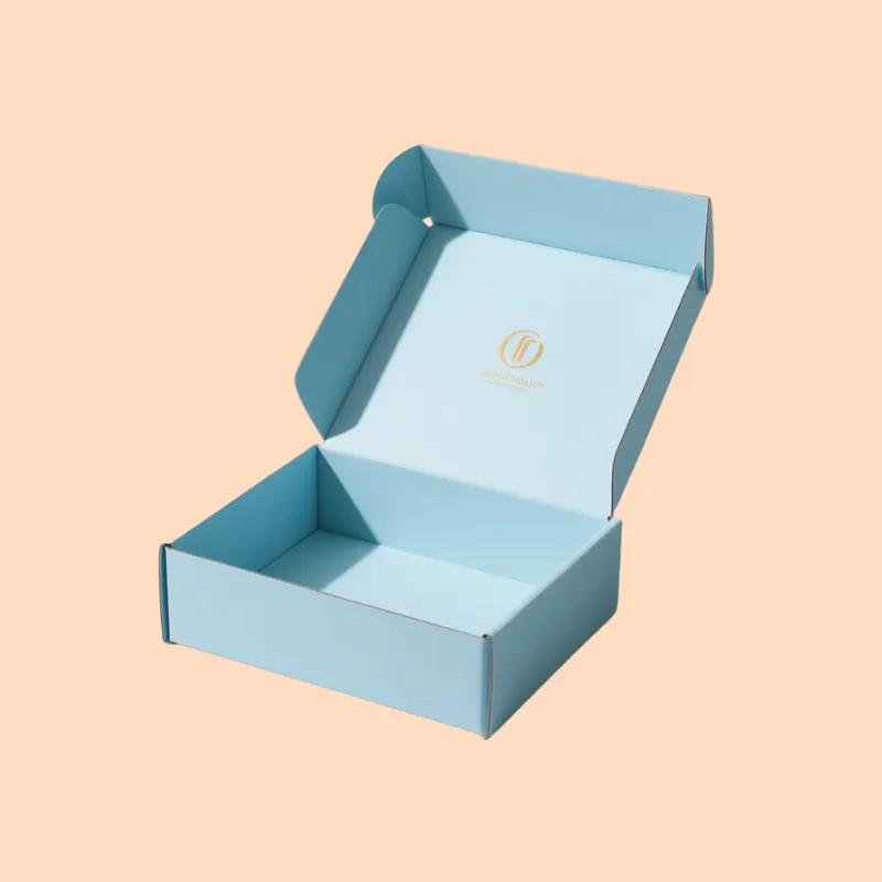 Blue Mailer Boxes