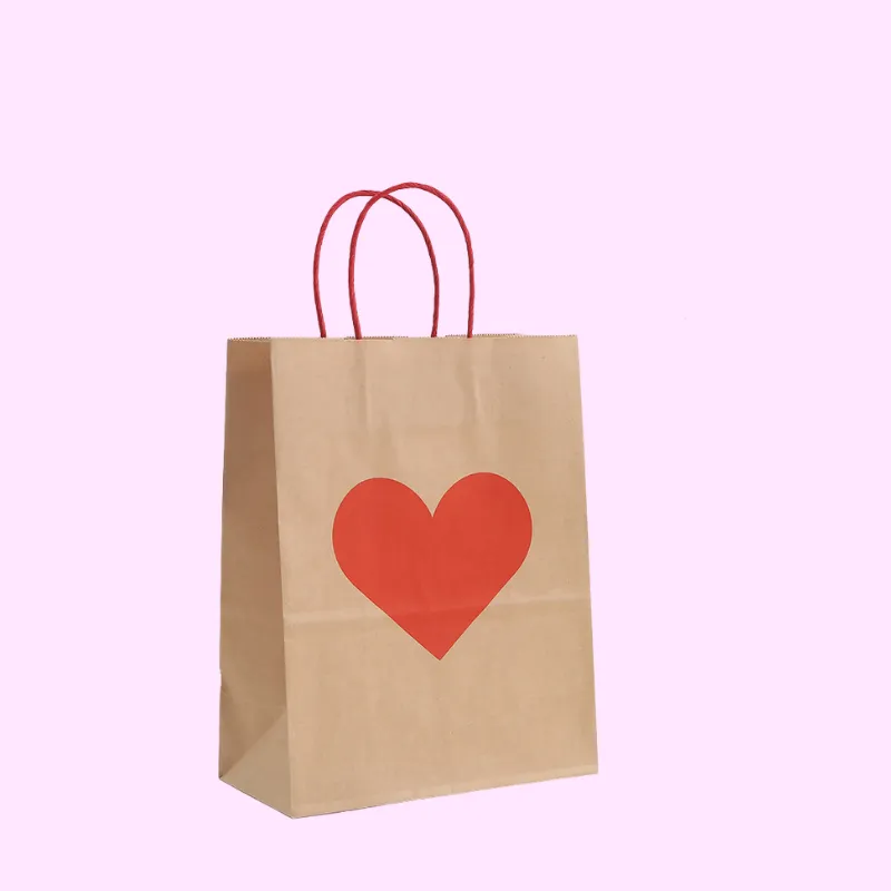 Heart Paper Bags
