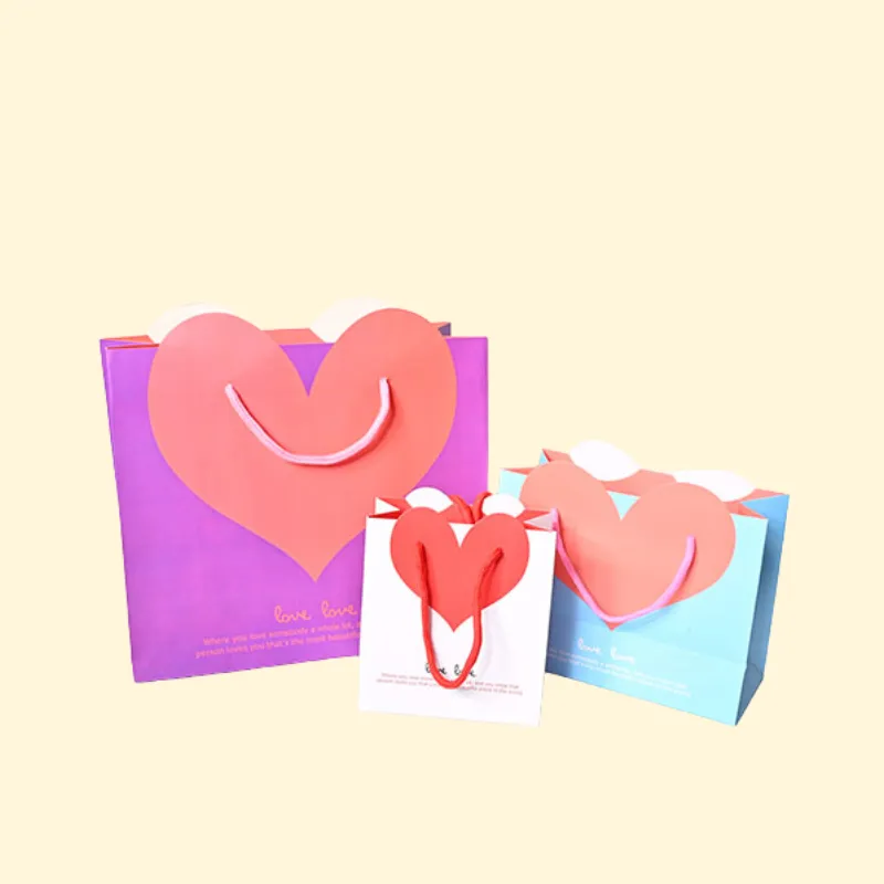 Heart Paper Bags