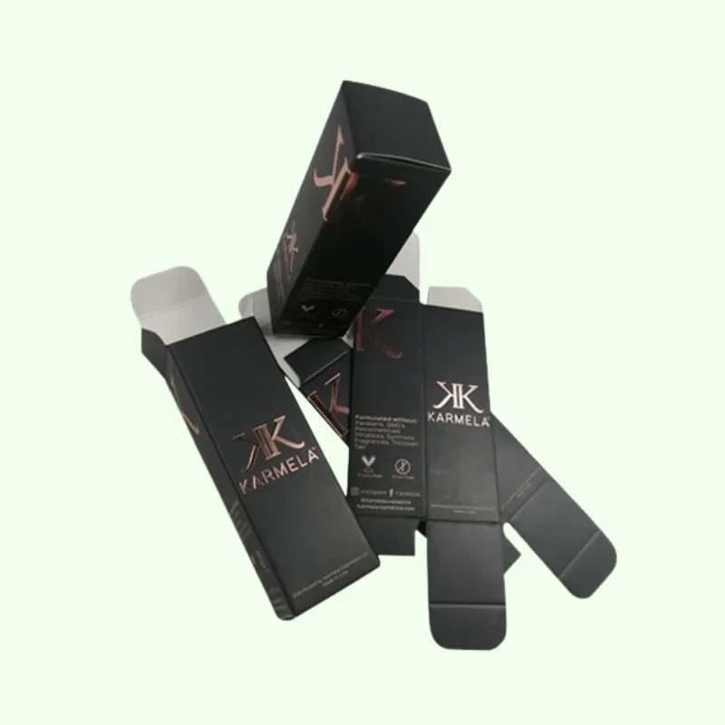Custom Black Tuck Top Boxes