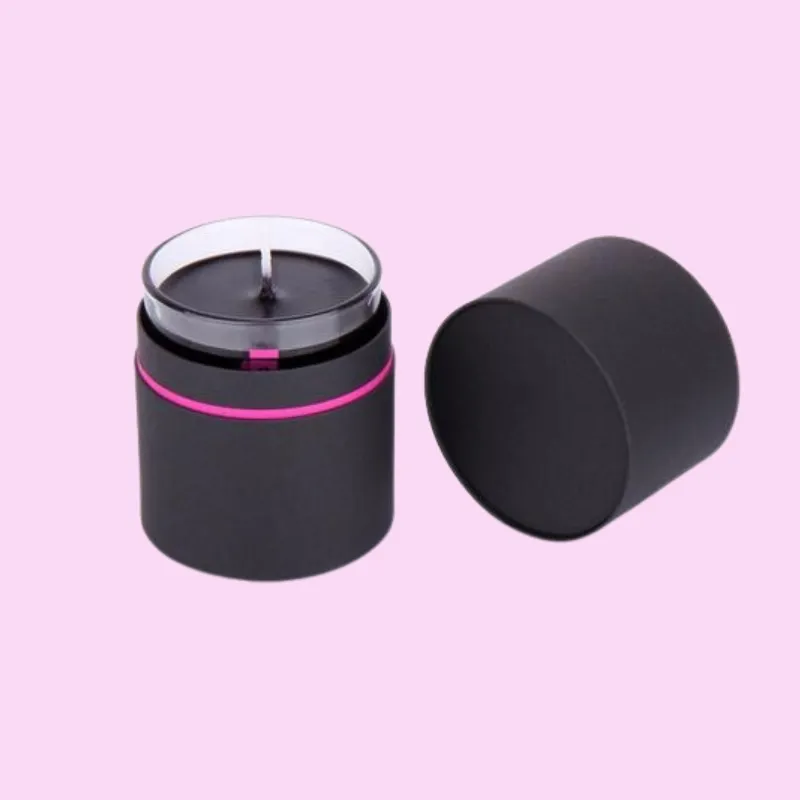 Black Paper Candle Tube