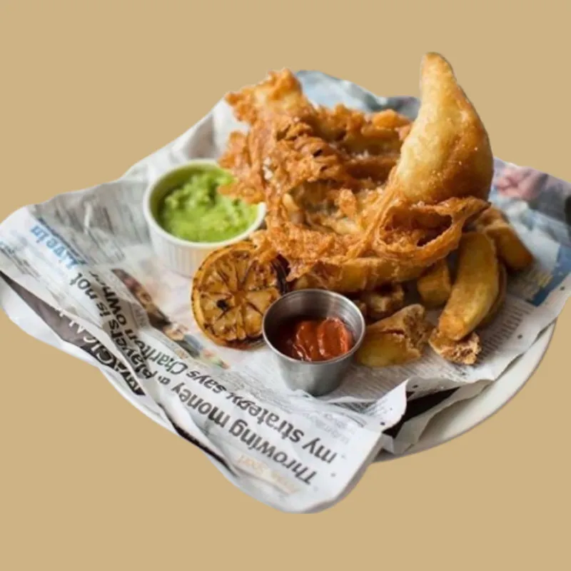 Custom Fish and Chip Paper