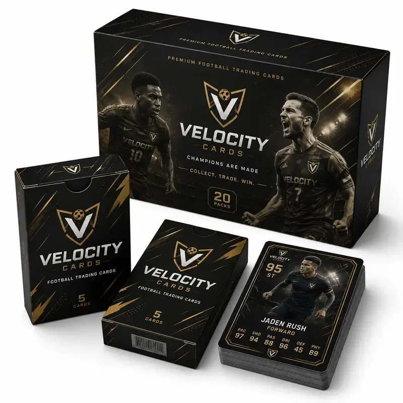 Printed Trading Card Paper Packaging
