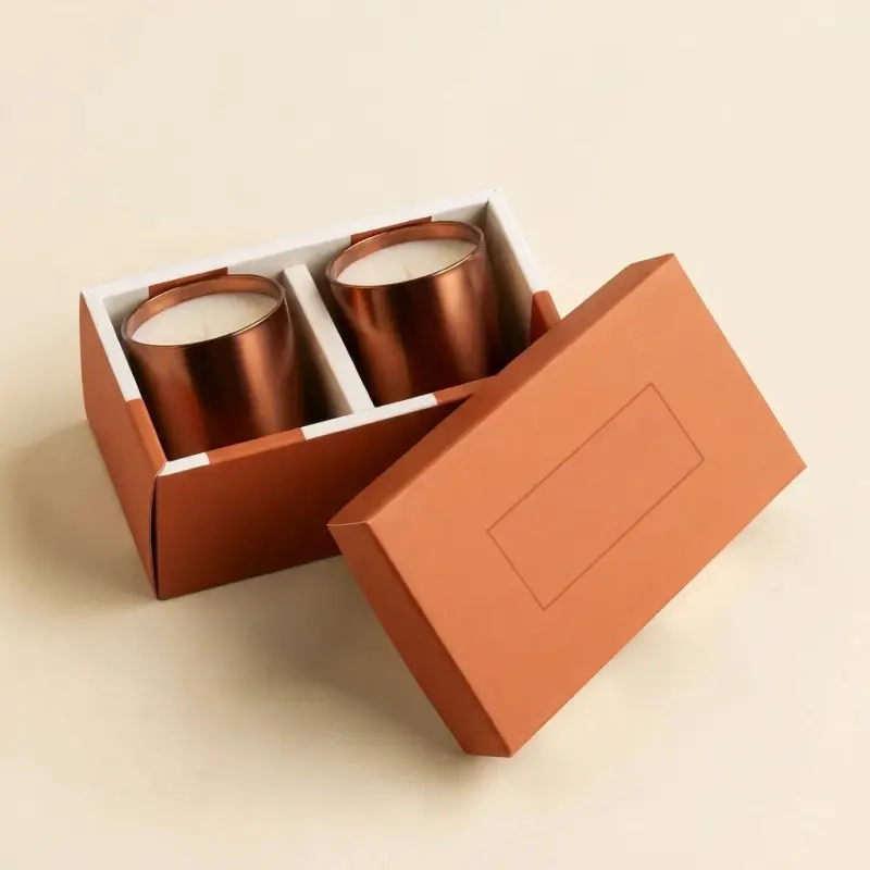 two piece candle boxes wholesale